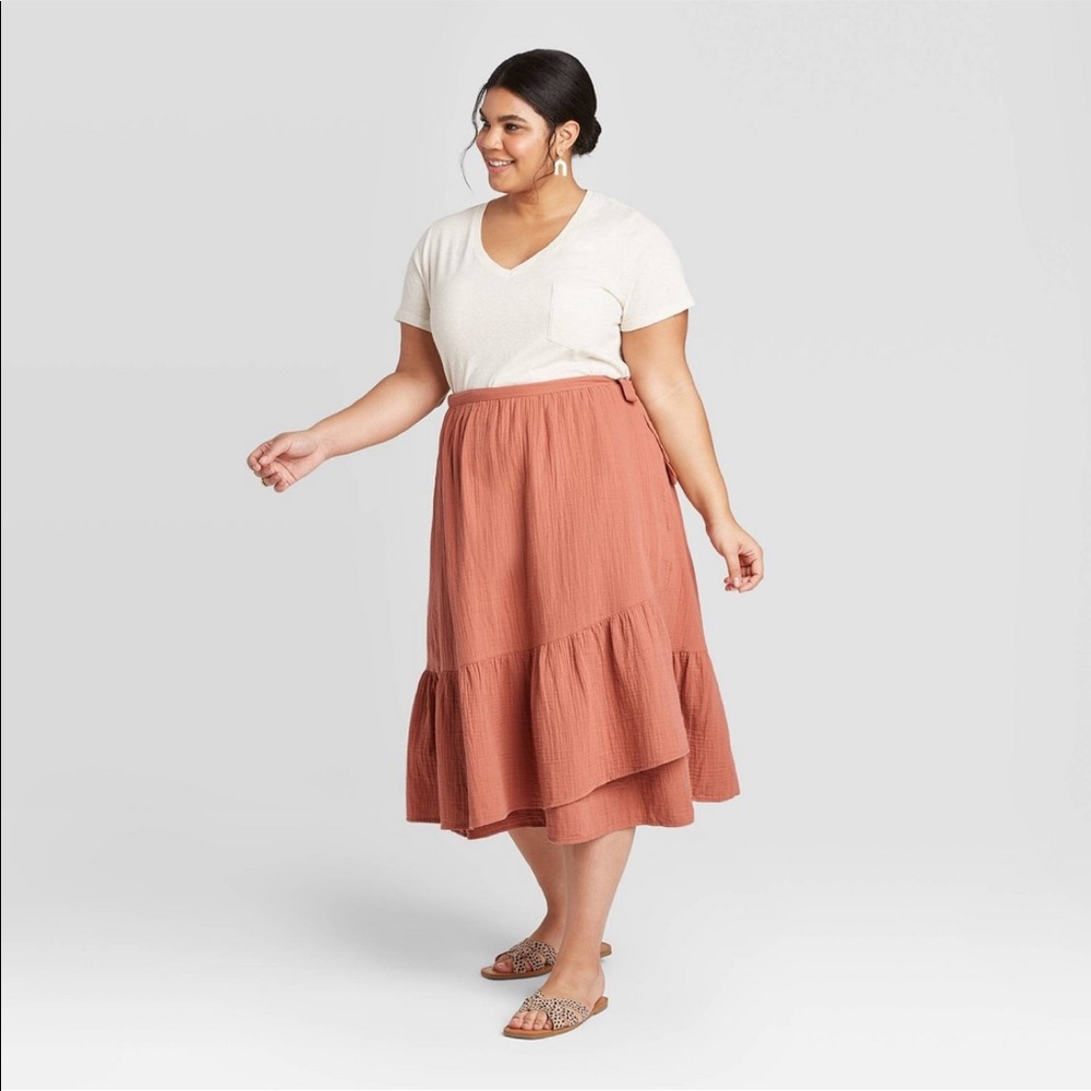 Blush wrap skirt!!!